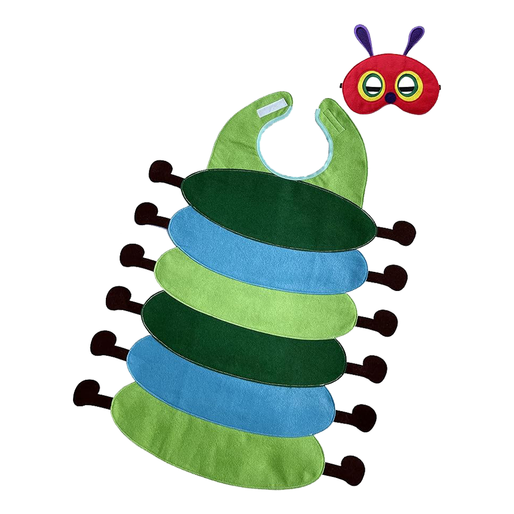 ZAC HOME Caterpillar Costume for Kids/Toddlers, Boys and Girls for 3-12Y for Height 100cm-150cm