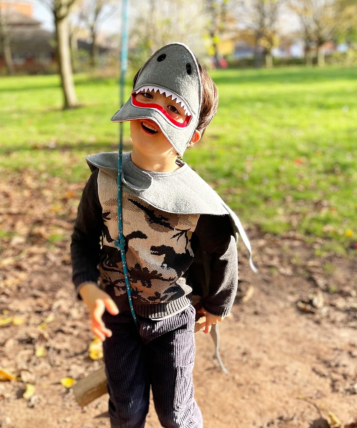 ZAC HOME World Book Day Costume Shark Costume for 3-12 year