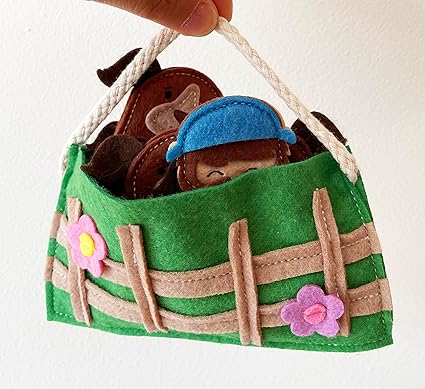 BINGO Finger Puppet Fun: Nursery Rhyme Playset for Kids, Toddlers and Preschoolers