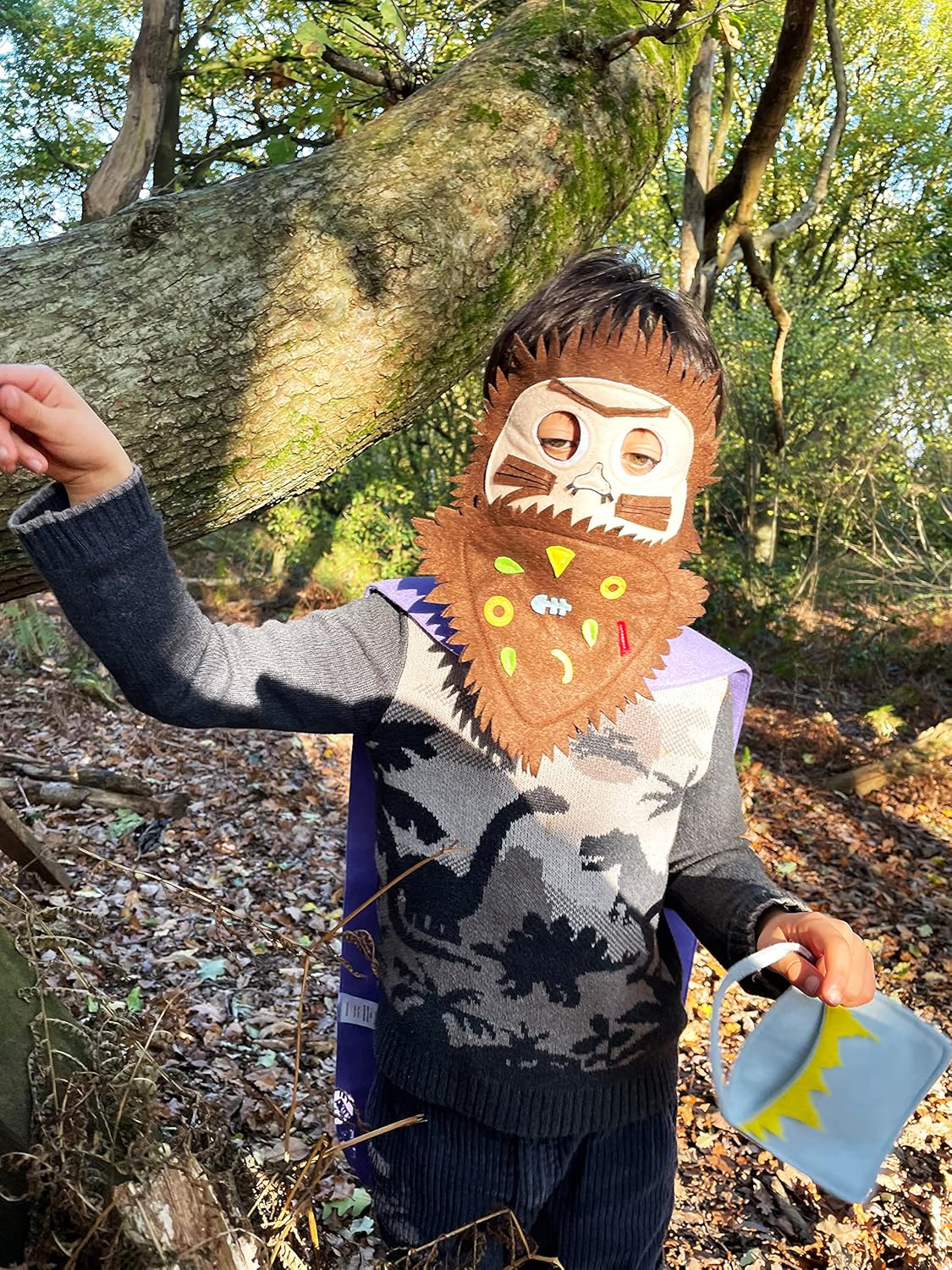 ZAC HOME World Book Day Monster Man Gruffy Costume 6-12 Years