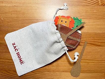Row Row Row Your Boat Nursery Rhyme Finger Puppet