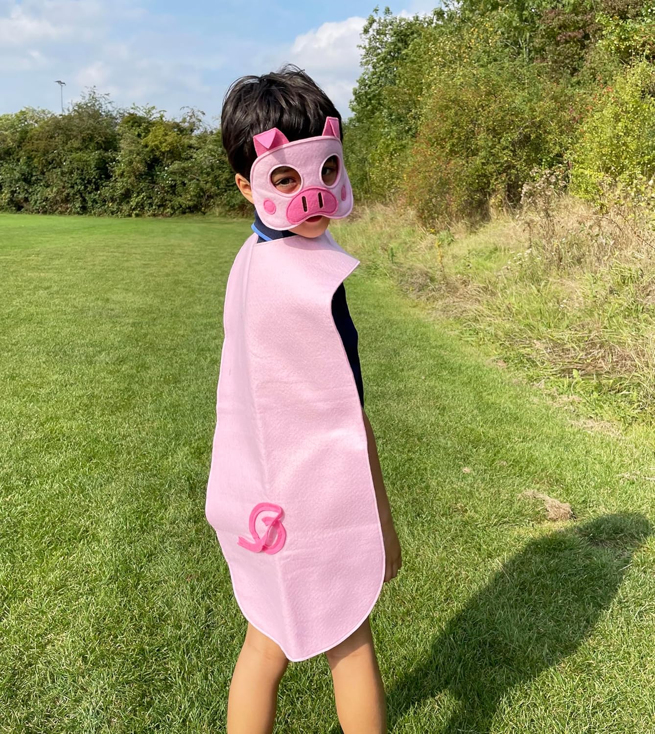 ZAC HOME World Book Day Animal Costume Piggy Pig Costume Dress Up Outfit for Age 3-12