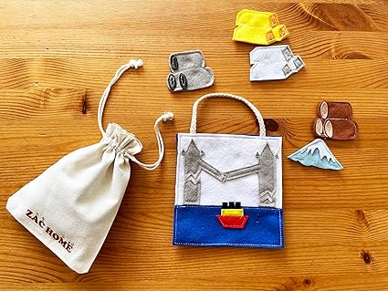 London Bridge is Falling Down Nursery Rhyme Sing Along Finger Puppet Set
