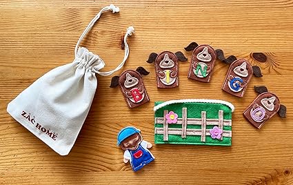 BINGO Finger Puppet Fun: Nursery Rhyme Playset for Kids, Toddlers and Preschoolers