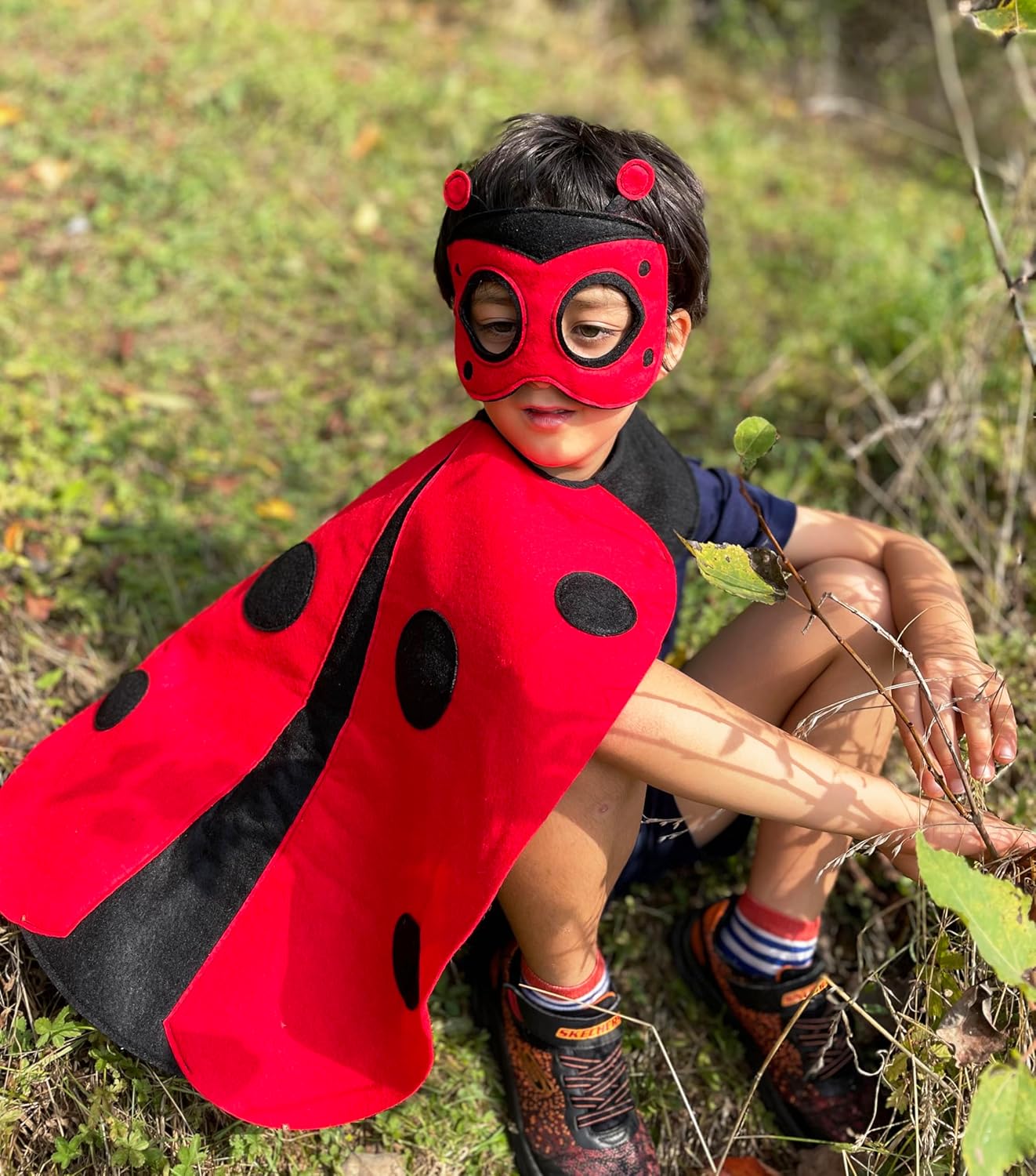 ZAC HOME World Book Day Animal Garden Bug Costume Ladybird Costume Dress Up Outfit 3-8 years