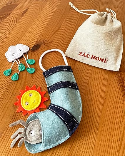 Incy Wincy Spider Nursery Rhyme Finger Puppet