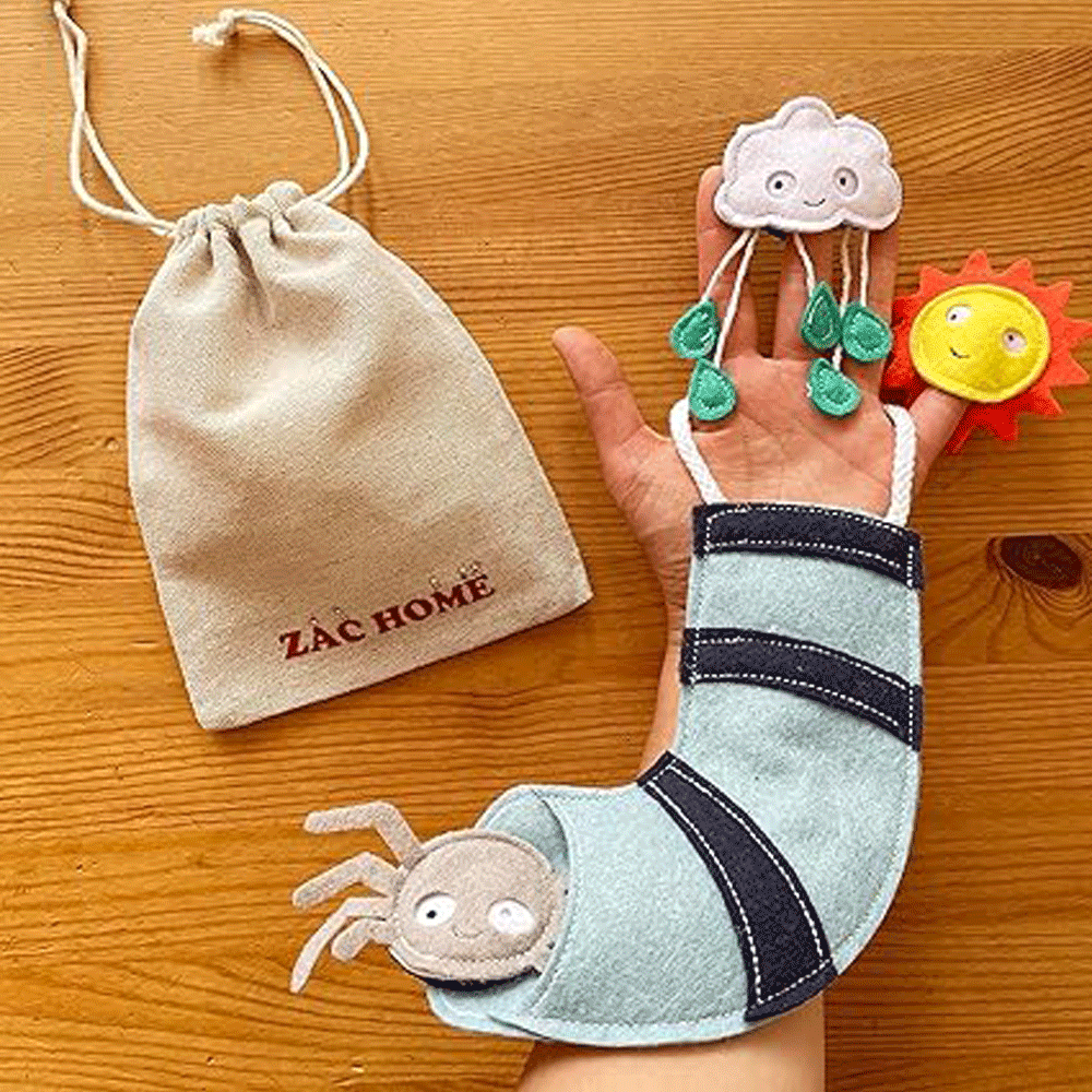 Incy Wincy Spider Nursery Rhyme Finger Puppet