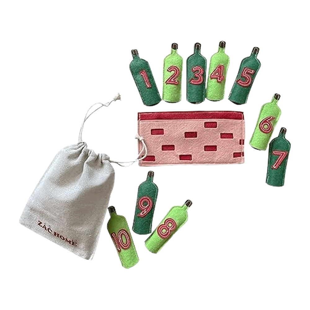 10 Green Bottle Nursery Rhyme Finger Puppet