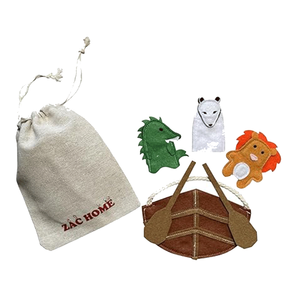 Row Row Row Your Boat Nursery Rhyme Finger Puppet