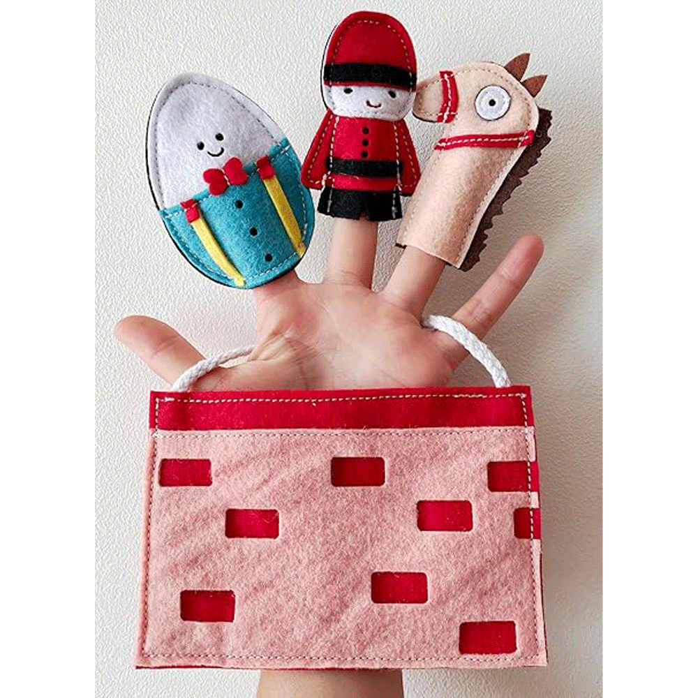 Humpty Dumpty Nursery Rhyme Finger Puppet