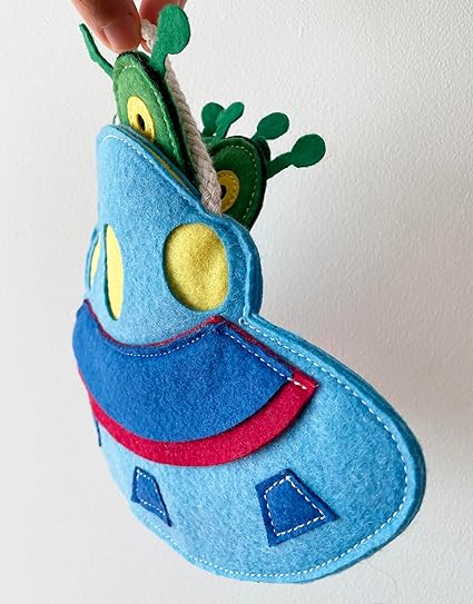 5 Little Men in the Flying Saucer Nursery Rhyme Storytelling Educational Finger Puppet