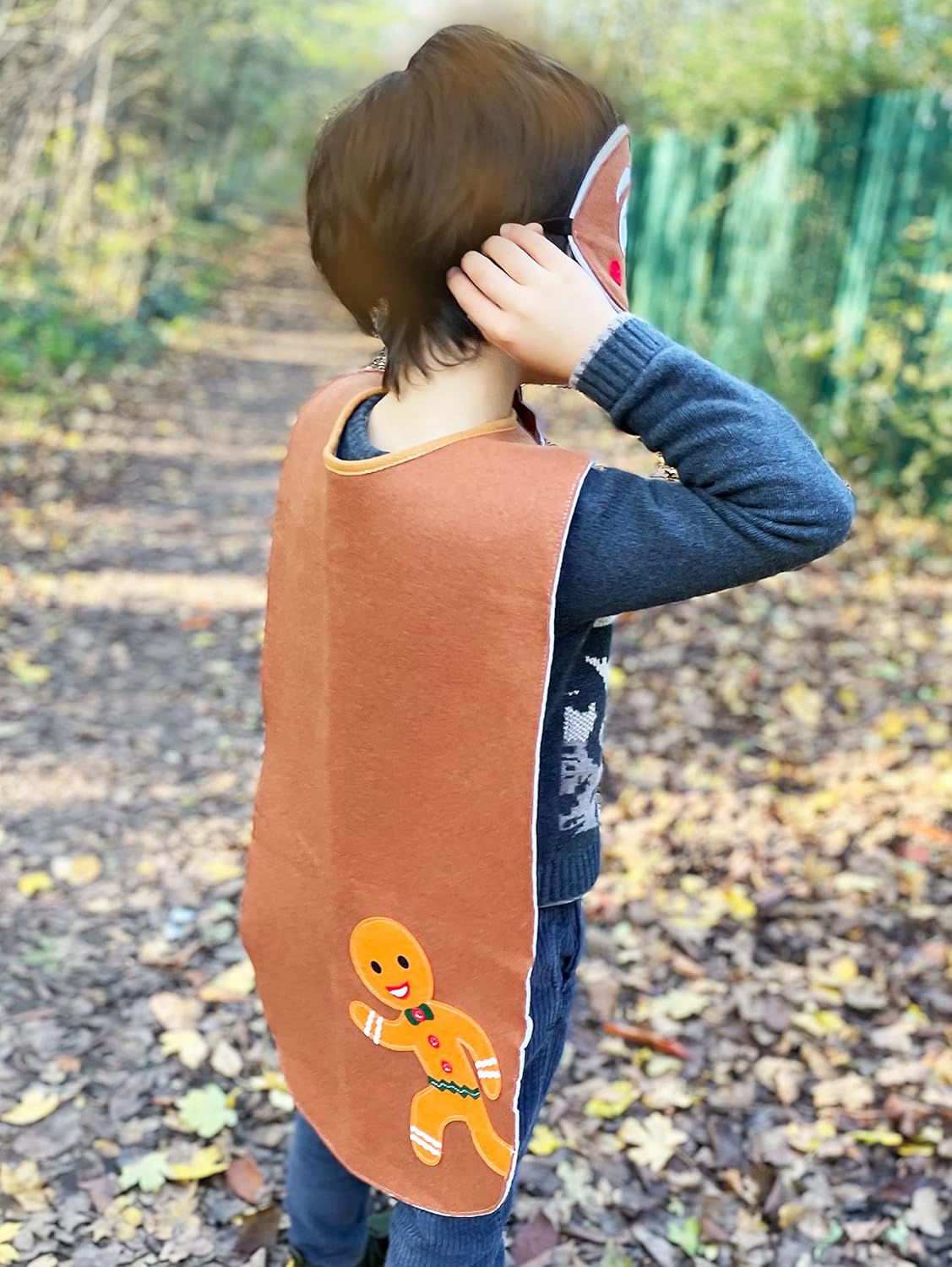 ZAC HOME World Book Day Ginger Bread Man Costume for 3-12 year old