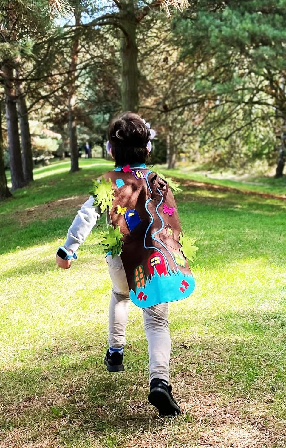 ZAC HOME World Book Day Treehouse Dress Up Costume Faraway Tree, Enchanted Wood For age 3-12 Easy to put on and take off