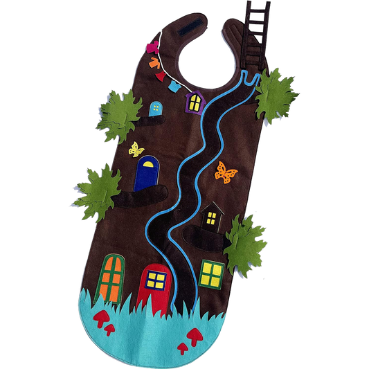 ZAC HOME World Book Day Treehouse Dress Up Costume Faraway Tree, Enchanted Wood For age 3-12 Easy to put on and take off