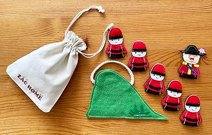 Grand Duke of York Finger Puppet - Fun and Educational Handcrafted Set of 7