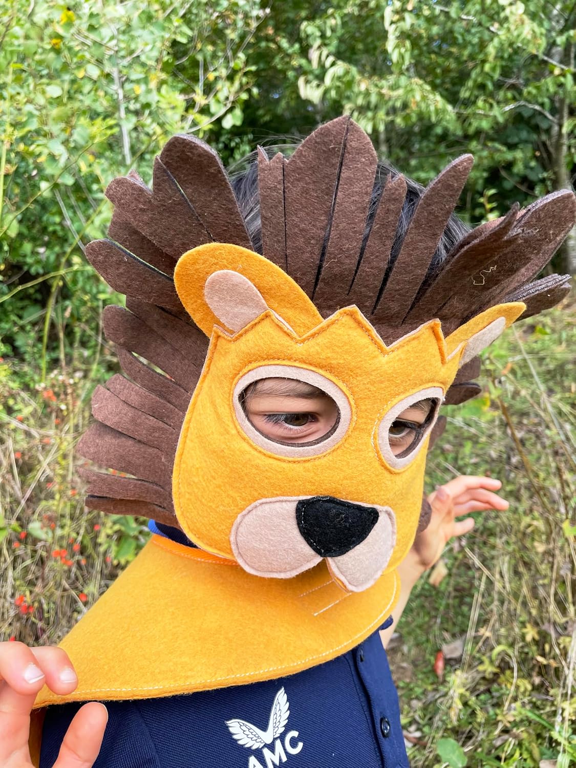 ZAC HOME World Book Day Animal Costume Lion Costume Dress Up Outfit 3-8years