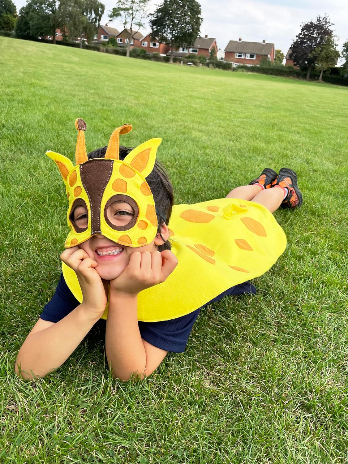 ZAC HOME World Book Day Giraffe Costume Cape Set 3-12 years