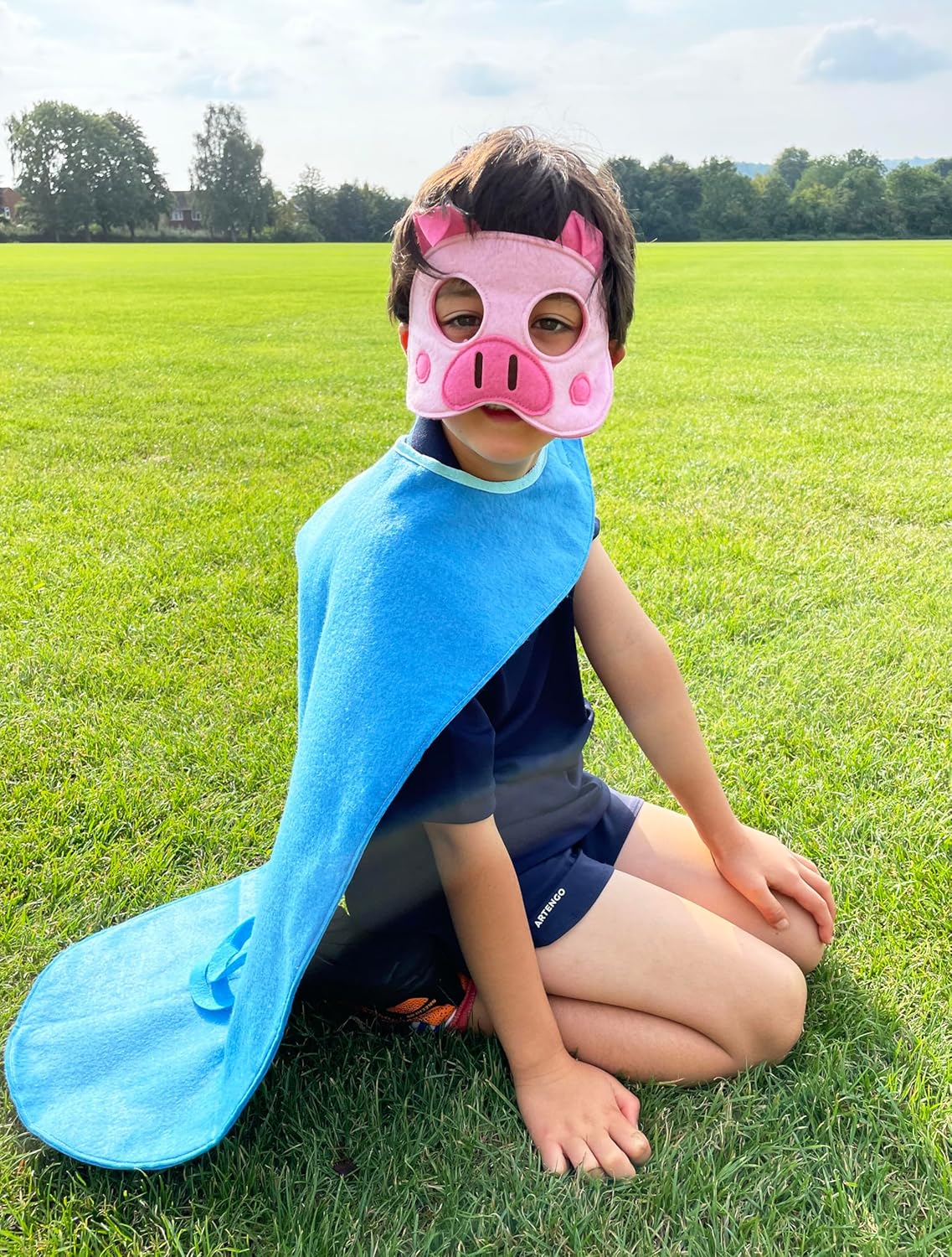 ZAC HOME World Book Day Animal Costume Piggy Pig Costume Dress Up Outfit for Age 3-12