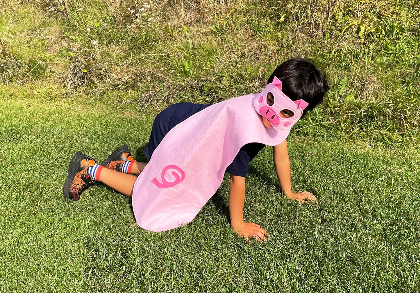 ZAC HOME World Book Day Animal Costume Piggy Pig Costume Dress Up Outfit for Age 3-12