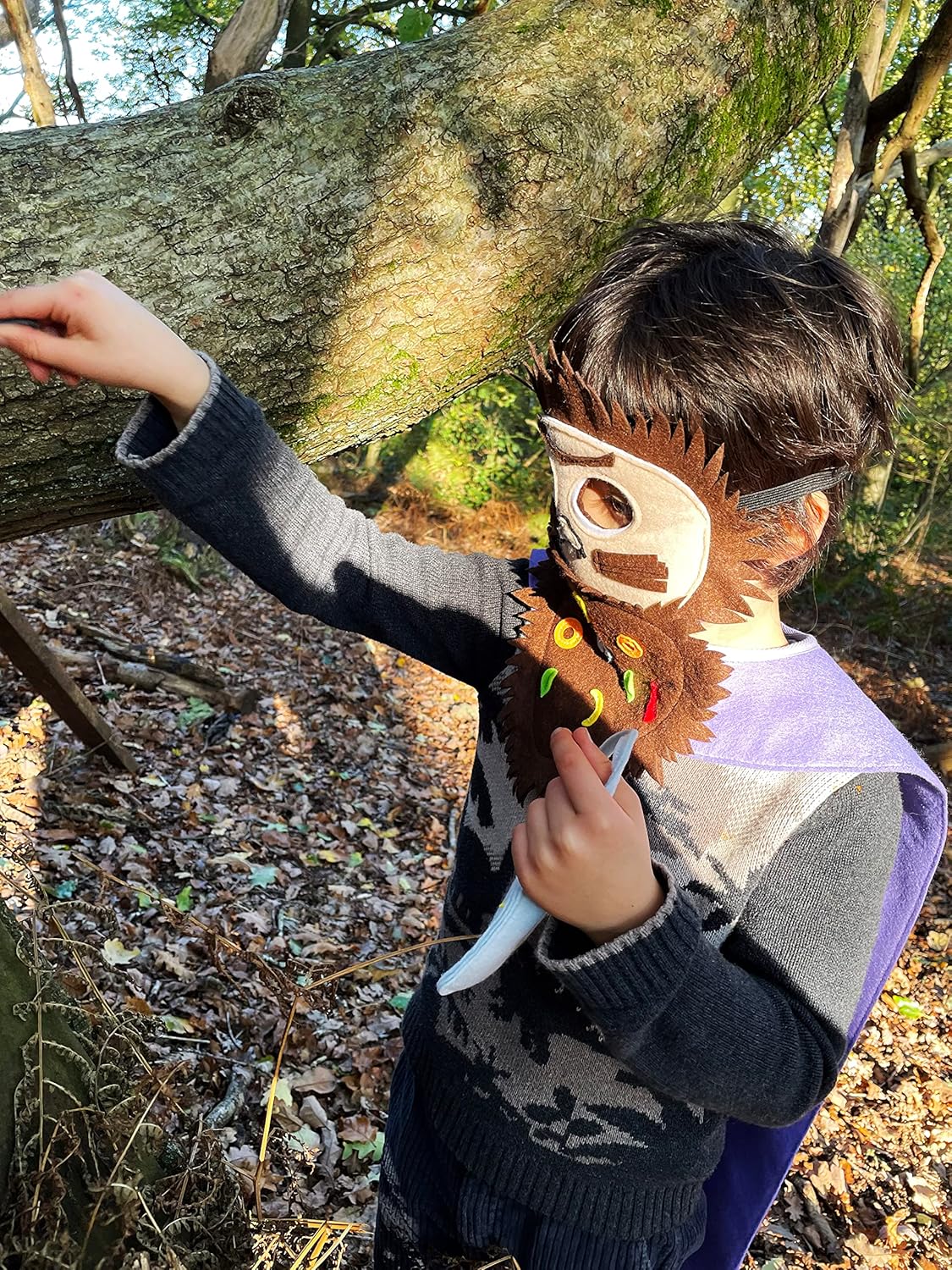 ZAC HOME World Book Day Monster Man Gruffy Costume 6-12 Years