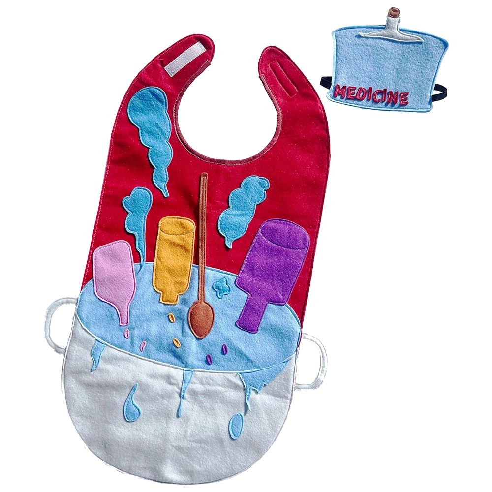 ZAC HOME World Book Day Medicine Boy Outfit Costume for age 3-12 years