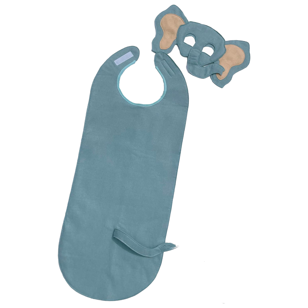 ZAC HOME World book day Kids Elephant Costume Set - Elephant Mask and Cape for Toddlers - Cute Animal Dress-Up Kit for Parties and Playtime for Age 3-12
