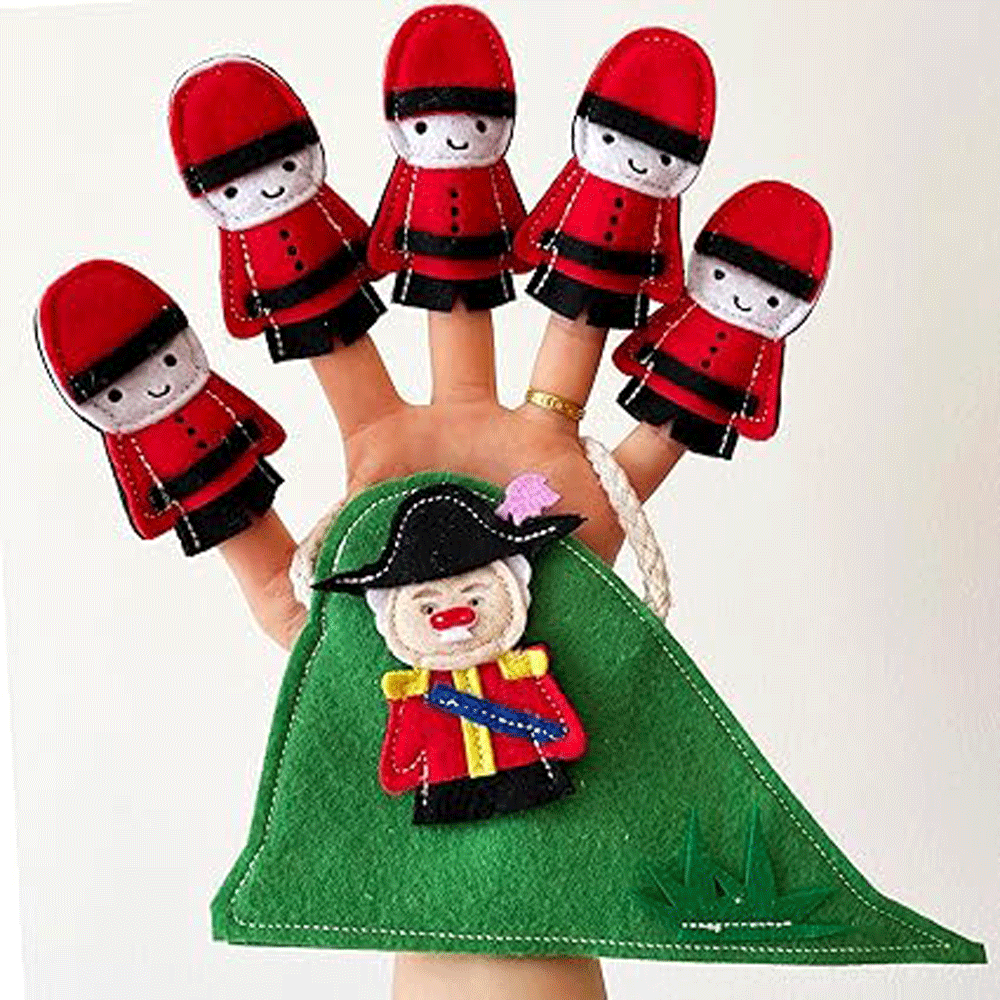 Grand Duke of York Finger Puppet - Fun and Educational Handcrafted Set of 7