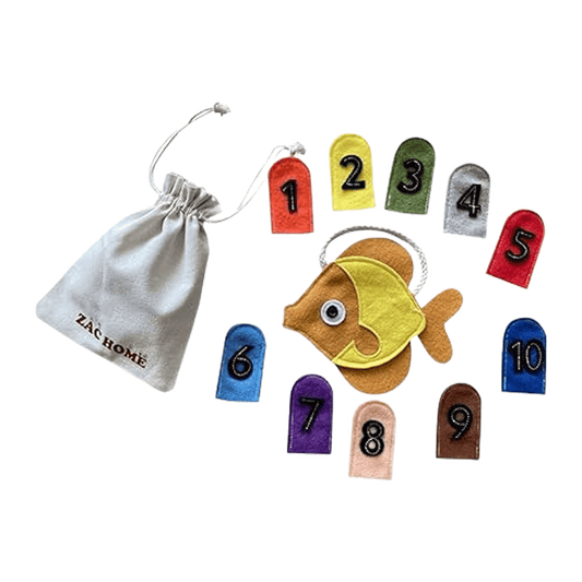 1,2,3,4,5 Once I Caught A Fish Alive! Number Counting Finger Puppet Set for Kids