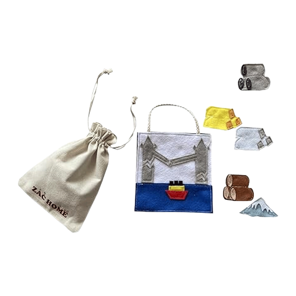 London Bridge is Falling Down Nursery Rhyme Sing Along Finger Puppet Set