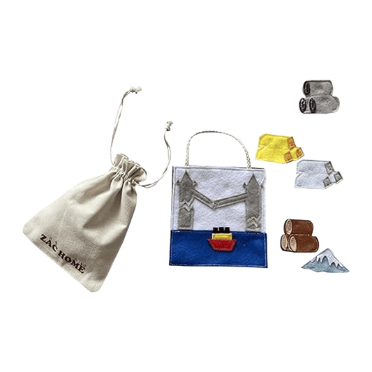 London Bridge is Falling Down Nursery Rhyme Sing Along Finger Puppet Set
