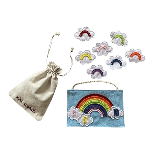 Nursery 'I Can Sing a Rainbow' Finger Puppet with Numbers 1-10 – Educational Counting & Color Learning Toy for Toddlers and Preschoolers