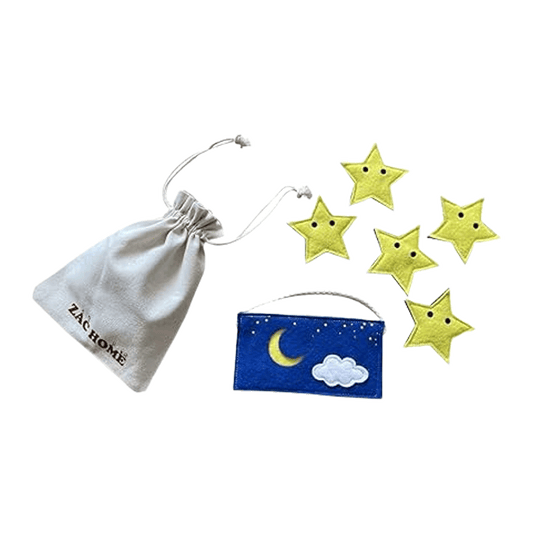 Nursery Rhyme "Twinkle Twinkle Little Star" Finger Puppet with Numbers 1-5 at the back – Fun and Educational Counting Toy for Toddlers and Preschoolers…